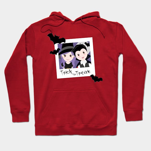 Trick or Treat COUPLE Hoodie by Rocadisseny